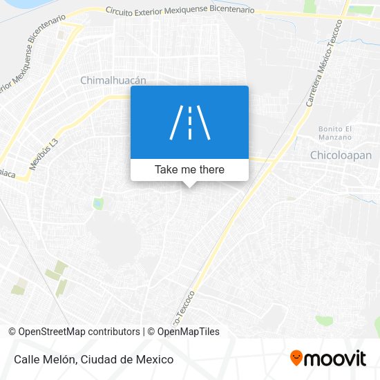 Calle Melón map
