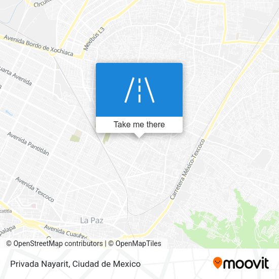 Mapa de Privada Nayarit