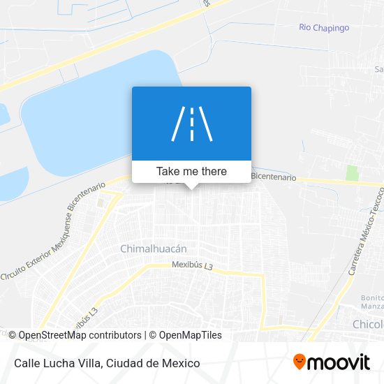 Calle Lucha Villa map