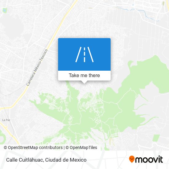 Calle Cuitláhuac map