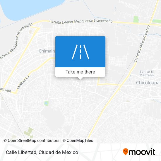 Calle Libertad map