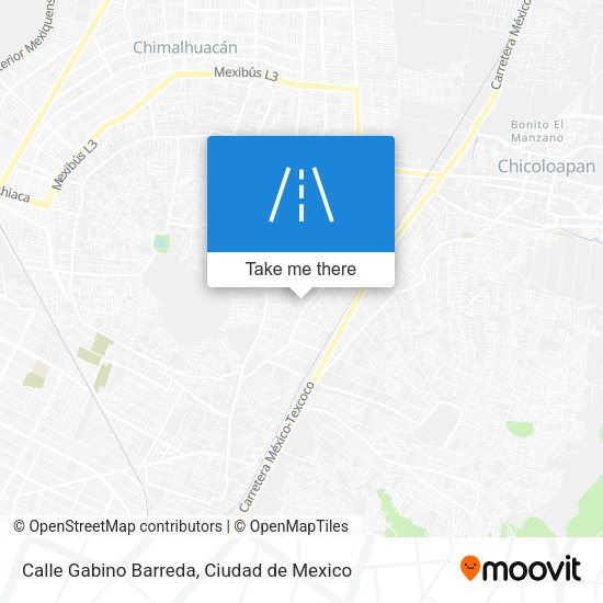 Mapa de Calle Gabino Barreda