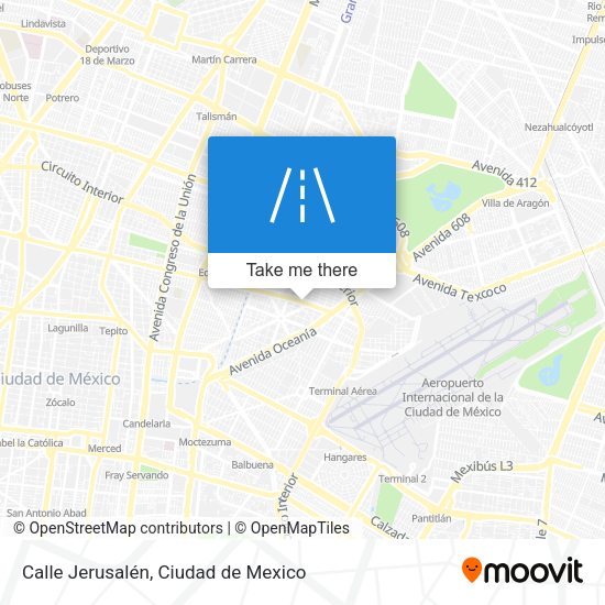 Calle Jerusalén map