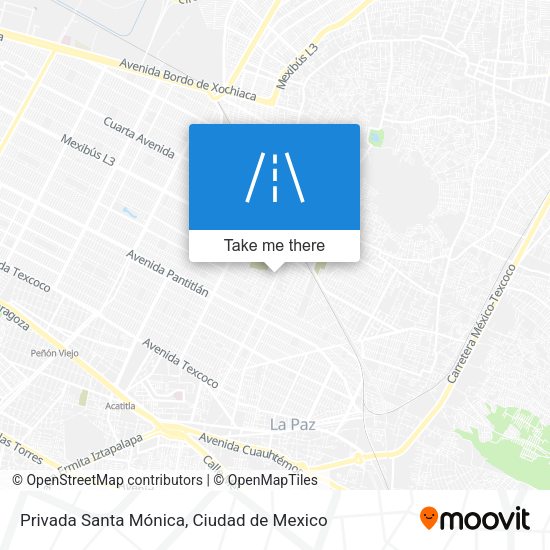 Mapa de Privada Santa Mónica