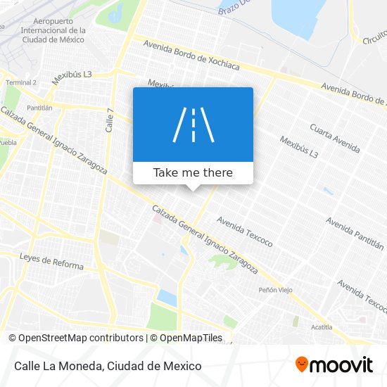 Calle La Moneda map