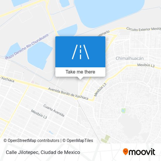 Calle Jilotepec map