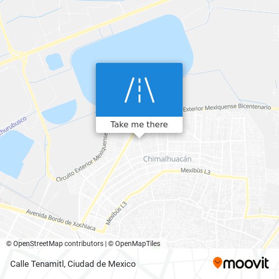 Mapa de Calle Tenamitl