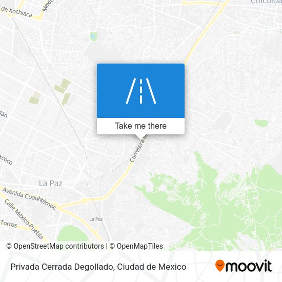Mapa de Privada Cerrada Degollado