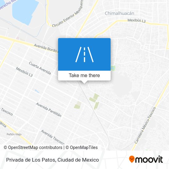 Mapa de Privada de Los Patos