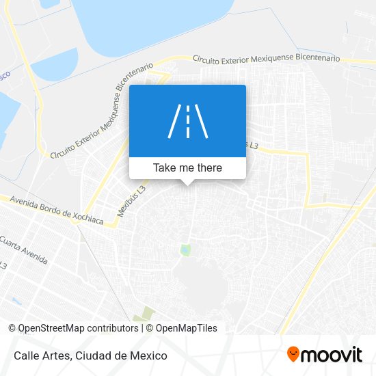 Mapa de Calle Artes
