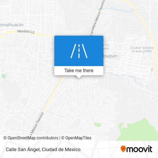 Calle San Ángel map