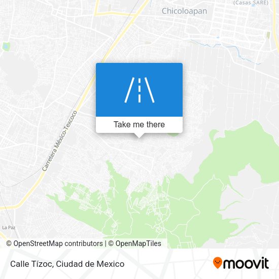 Mapa de Calle Tízoc
