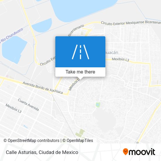Calle Asturias map