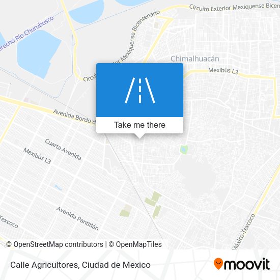 Calle Agricultores map