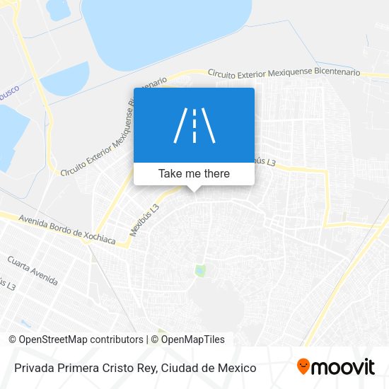 Privada Primera Cristo Rey map
