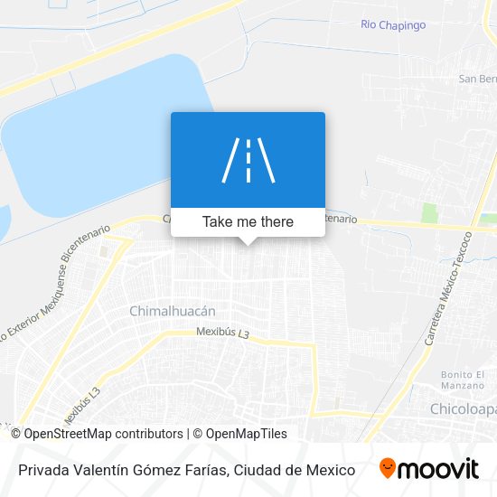 Privada Valentín Gómez Farías map