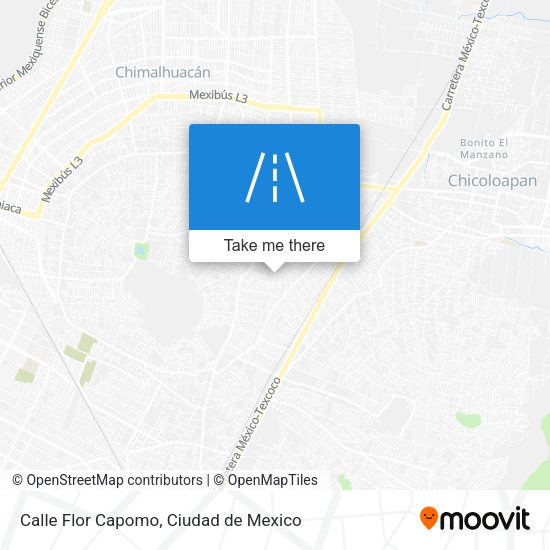 Calle Flor Capomo map