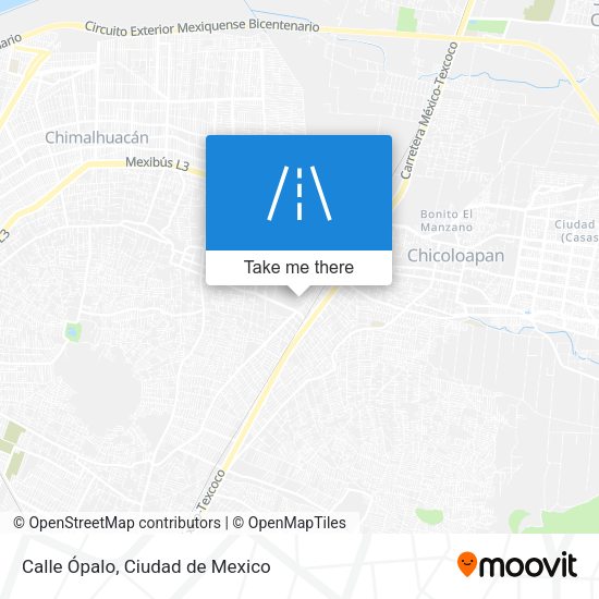 Calle Ópalo map