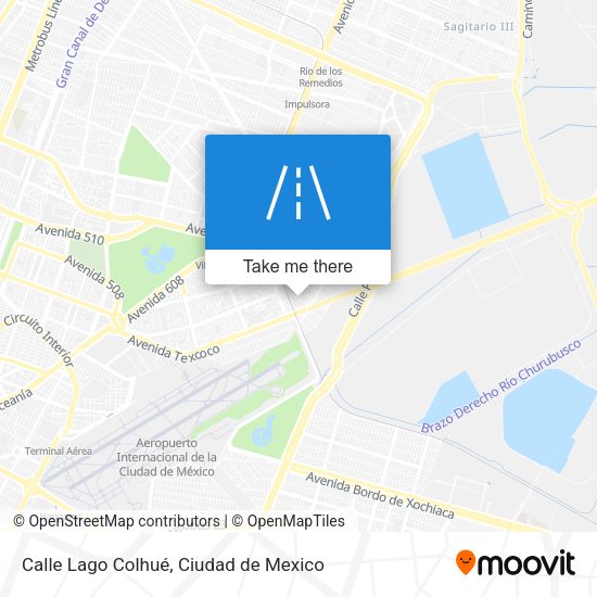 Mapa de Calle Lago Colhué