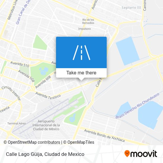 Mapa de Calle Lago Güija