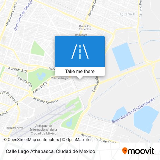 Mapa de Calle Lago Athabasca