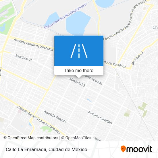 Calle La Enramada map