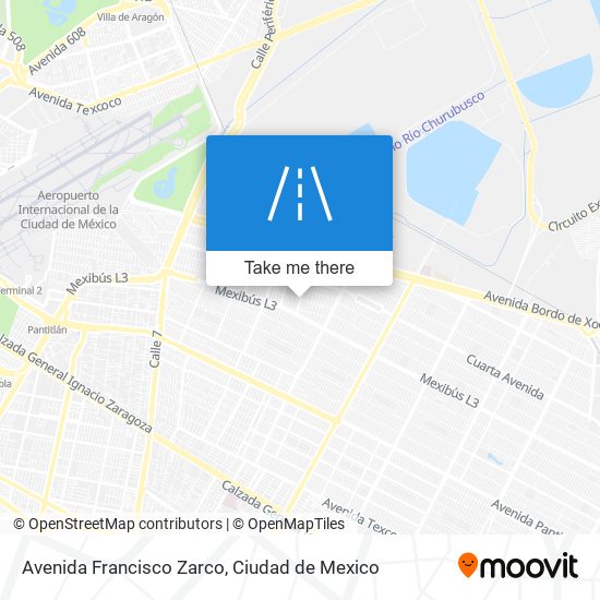 Avenida Francisco Zarco map