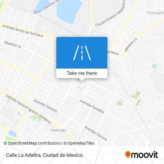 Mapa de Calle La Adelita