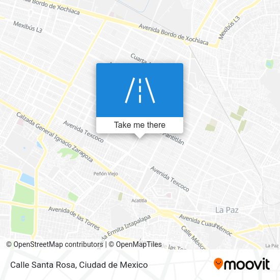 Mapa de Calle Santa Rosa
