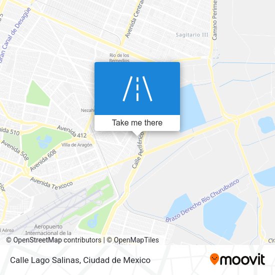 Calle Lago Salinas map