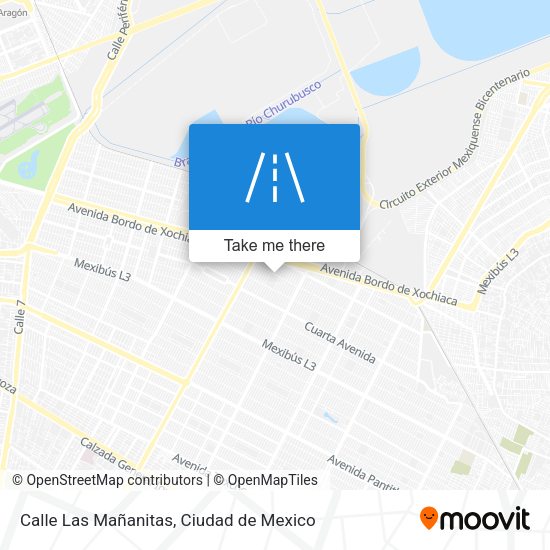 Calle Las Mañanitas map