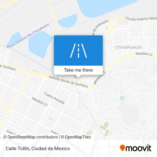 Mapa de Calle Tollin