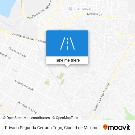 Privada Segunda Cerrada Trigo map