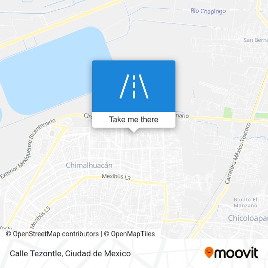Calle Tezontle map