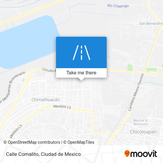Mapa de Calle Comalito