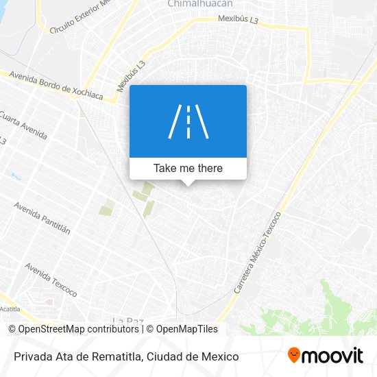 Mapa de Privada Ata de Rematitla