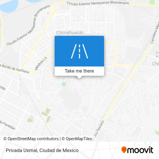 Privada Uxmal map