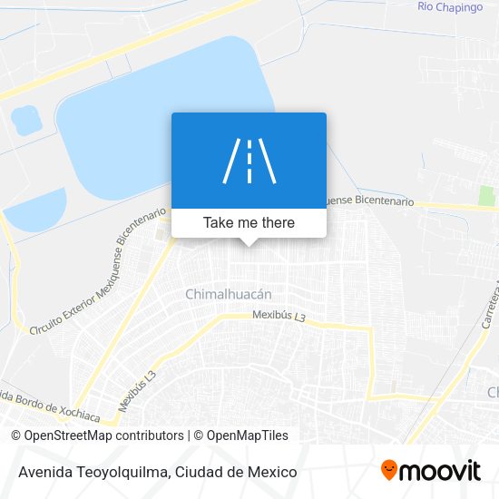 Avenida Teoyolquilma map