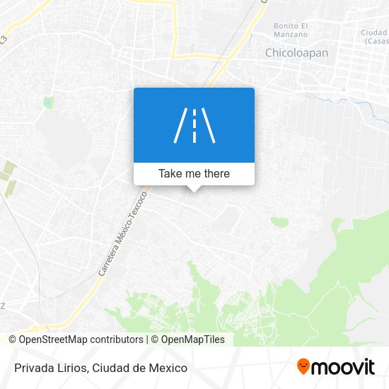 Mapa de Privada Lirios