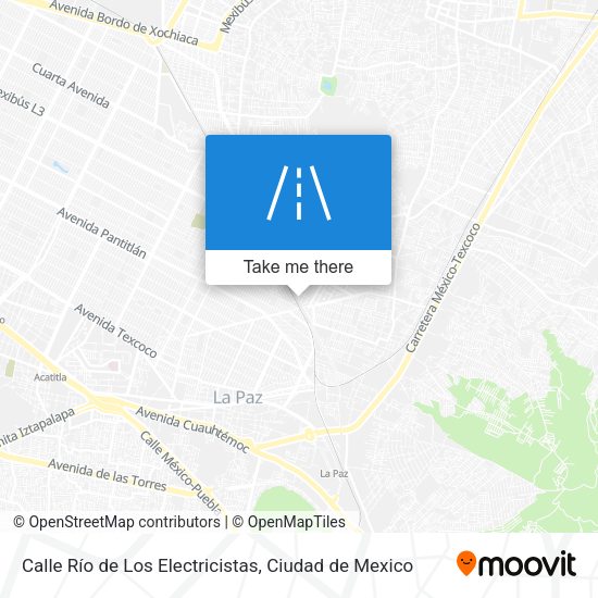 Mapa de Calle Río de Los Electricistas