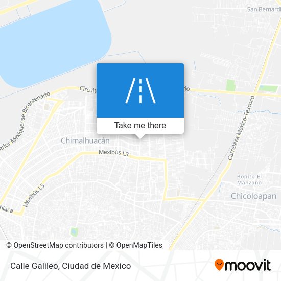 Mapa de Calle Galileo