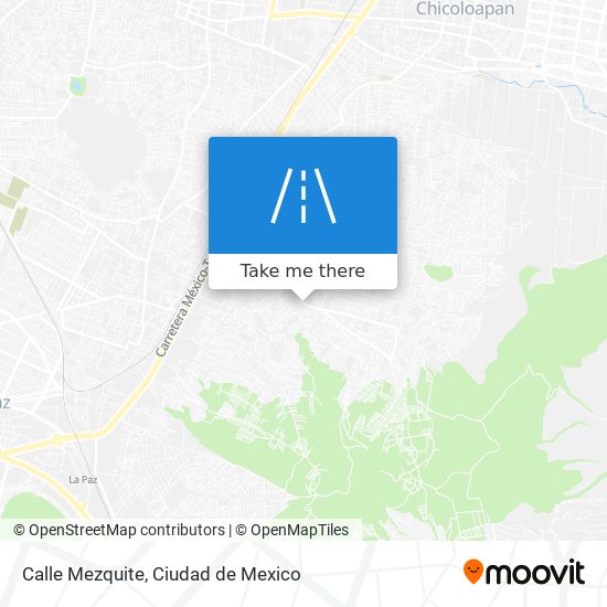 Mapa de Calle Mezquite