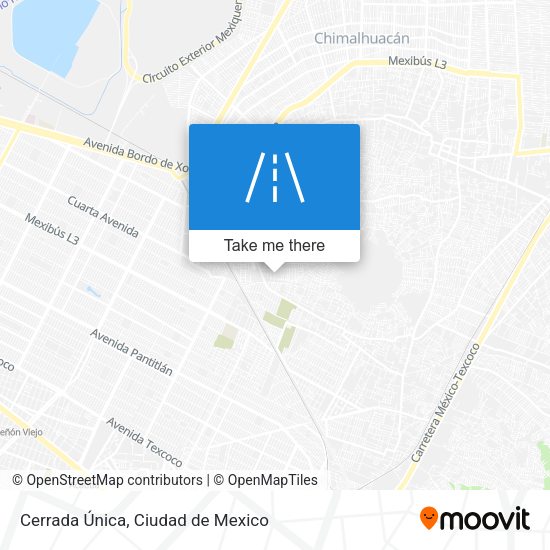 Cerrada Única map
