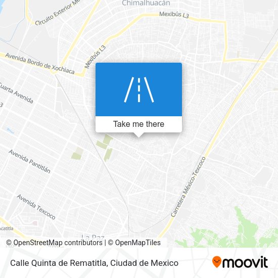 Calle Quinta de Rematitla map