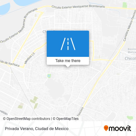 Privada Verano map