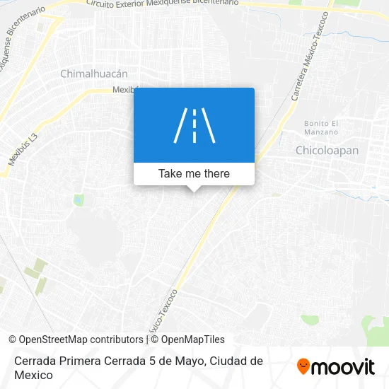 Cerrada Primera Cerrada 5 de Mayo map
