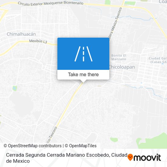 Cerrada Segunda Cerrada Mariano Escobedo map