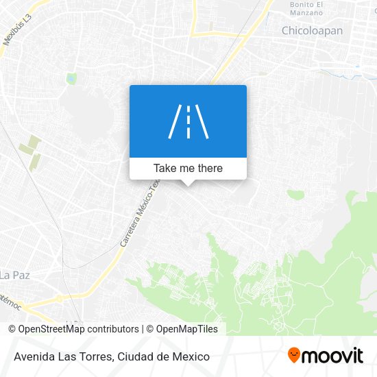 Avenida Las Torres map
