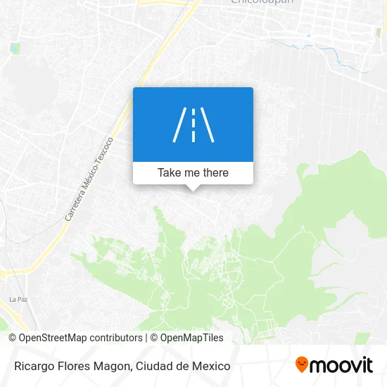 Ricargo Flores Magon map