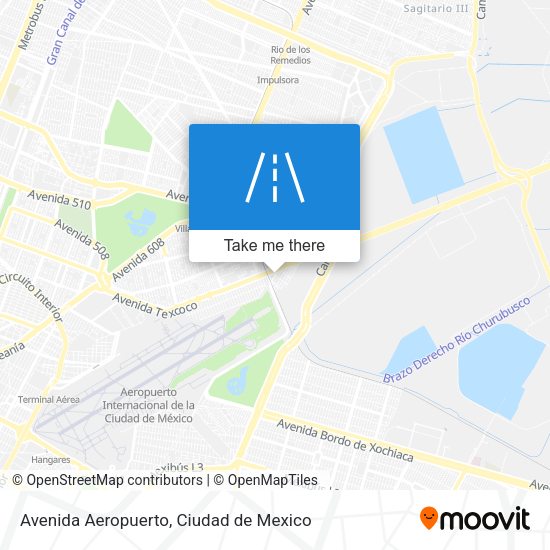 Avenida Aeropuerto map